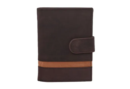 Pánska kožená peňaženka MERCUCIO tmavohnedá 2911825