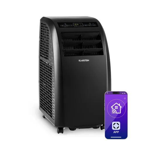 Klarstein Metrobreeze Rom Smart, mobilná klimatizácia, 10 000 BTU, 3,0 kW, A, diaľkový ovládač
