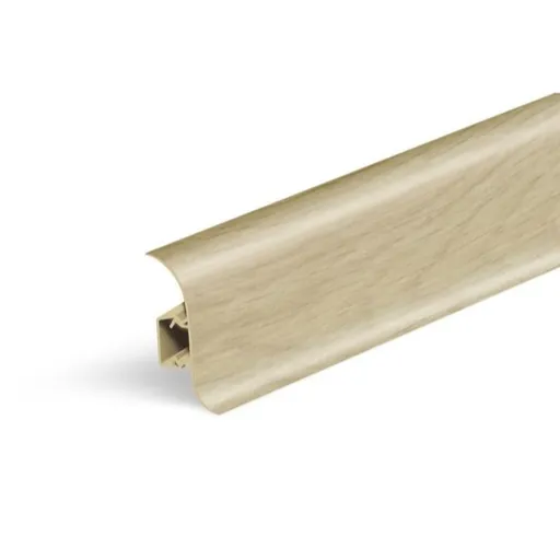 Lišta soklová Naturel dub unikát , PVC dĺžka 250 cm, výška hrany 56 mm, NATNGF0R1