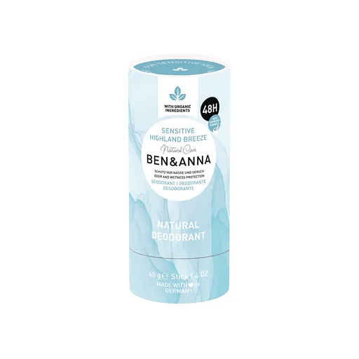BEN & ANNA Highland Breeze Tuhý dezodorant sensitive 40 g