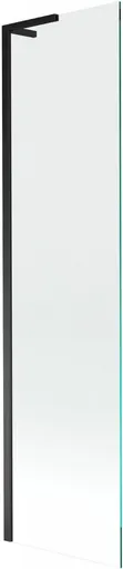 MEXEN/S - Next L vaňová zástena FIX 50 x 150, transparent, čierna 895-050-000-03-00-70