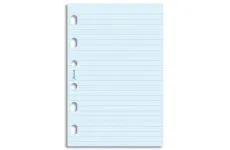 Filofax papier linajkový modrý, 20 listov - vreckový