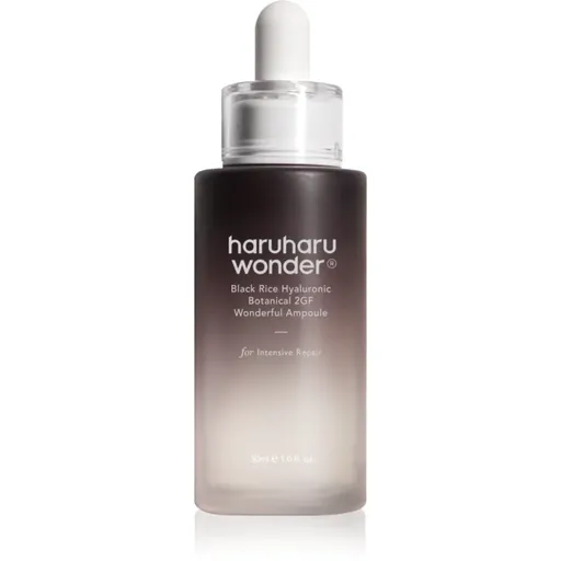 Haruharu Wonder Black Rice Hyaluronic Botanical 2GF Wonderful Ampoule protivráskové a hydratačné sérum s upokojujúcim účinkom 30 ml