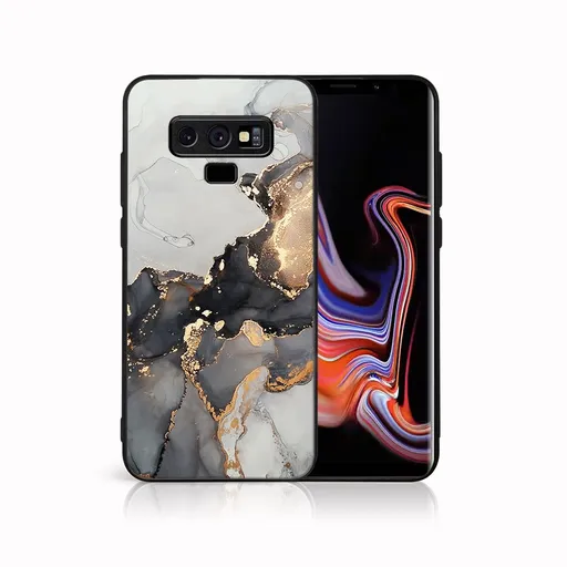 MY ART Ochranný obal pre Samsung Galaxy Note 9 GREY MARBLE (140)