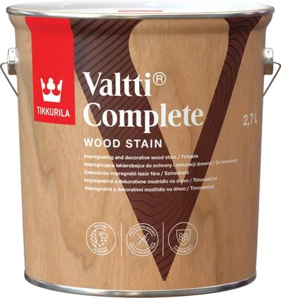 TIKKURILA Valtti Complete - Tenkovrstvá lazúra do exteriéru (zákazkové miešanie) 0,9 l tvt 5050 - mesi