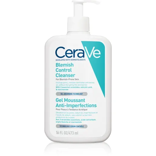 CeraVe Blemish Control čistiaci gél proti nedokonalostiam aknóznej pleti 473 ml