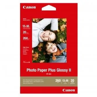 Canon Photo Paper Plus Glossy 2311B018, 275 g/m2, 5x7", 13x18cm, 20ks, lesklý, biely, foto papier