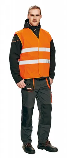 LYNX vesta reflexná oranžová XXXL