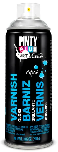 PINTY PLUS ART - Vodouriediteľný lak v spreji matný 400 ml