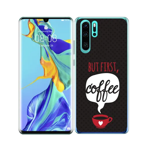 PROTEMIO MY ART Ochranný obal Huawei P30 Pro COFFEE (056)