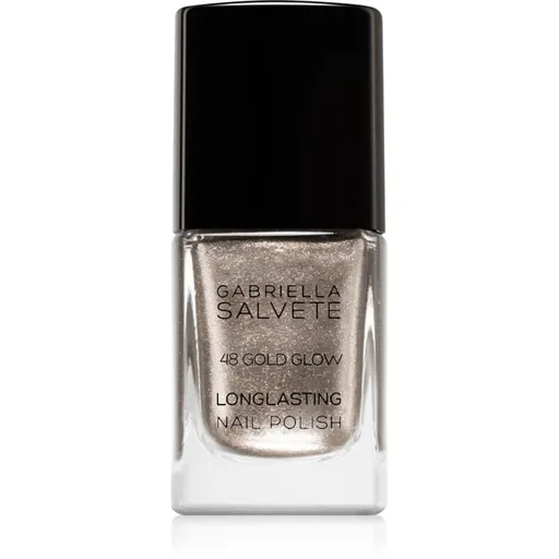 Gabriella Salvete Longlasting Enamel dlhotrvajúci lak na nechty s trblietkami odtieň 48 Gold Glow 11 ml