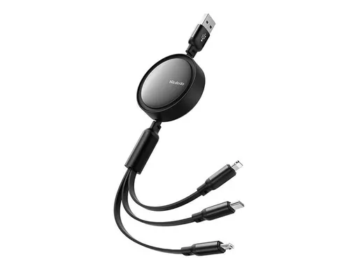 Kábel MCDODO CA-7256 3v1 1,2m Black