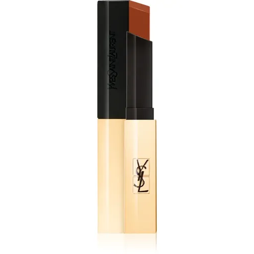 Yves Saint Laurent Rouge Pur Couture The Slim tenký zmatňujúci rúž s koženým efektom odtieň 38 2,2 g