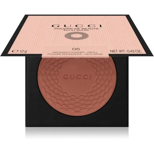 Gucci Gucci Beauty Poudre De Beauté Éclat Soleil Powder bronzer náhradná náplň odtieň 05 12 g