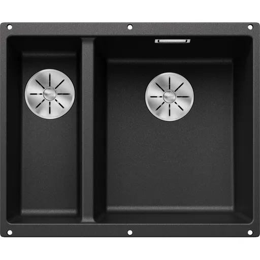 Blanco Subline 340/160-U antracit, vanička vpravo