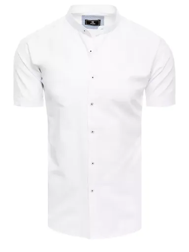 Biela košeľa s krátkym rukávom skl.44