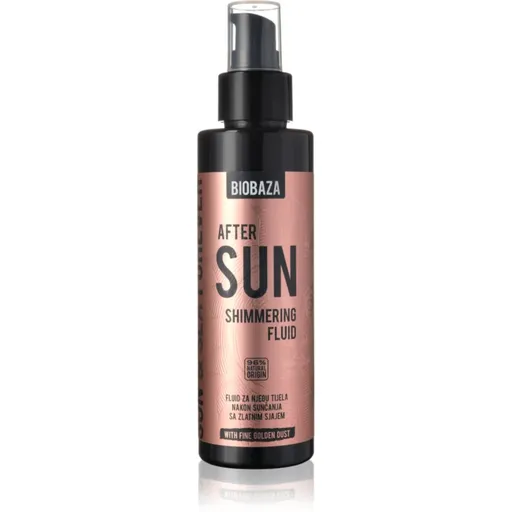 BIOBAZA After Sun fluid po opaľovaní s trblietkami 150 ml