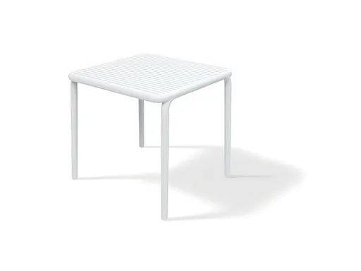 Stôl záhradný BRENE 795x795x755mm - biela