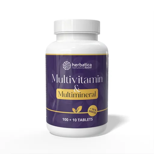 Multivitamín a Multiminerál - 110 tabliet - Herbatica