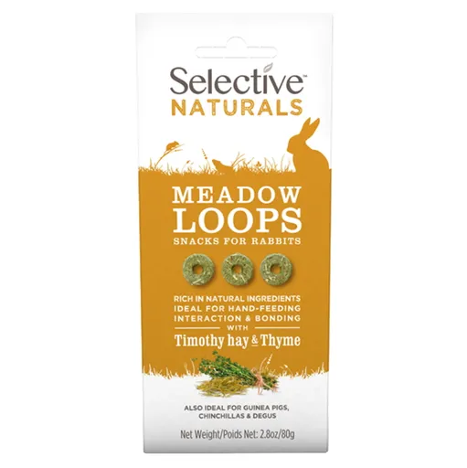 SUPREME Selective naturals snack meadow loops s bojinkom a tymiánom 80 g
