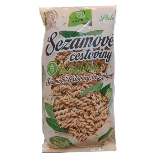 NAJTELO Sezamové cestoviny paleo vretená bez lepku 250 g