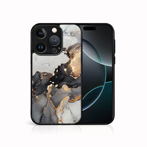 MY ART Ochranný kryt pre Apple iPhone 16 Pro Max GREY MARBLE (140)