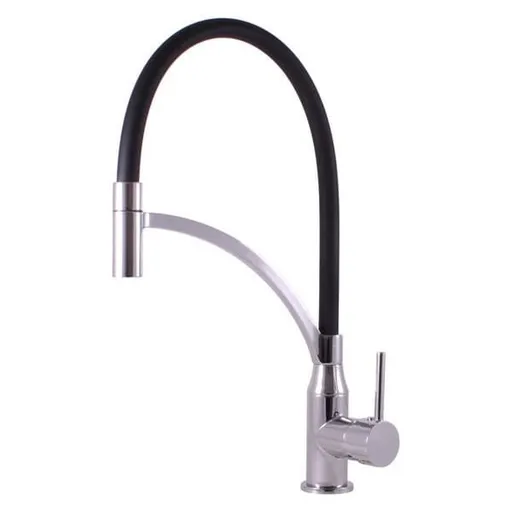 RAV SLEZÁK Seina drezová batéria so silikónovým ramienkom chróm SE914.0