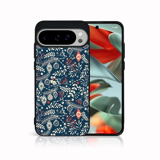 MY ART Kryt s vianočným dizajnom Google Pixel 9 Pro MISTLETOE (070)