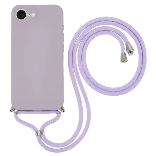 ROPE Kryt so šnúrkou Apple iPhone 16e fialový