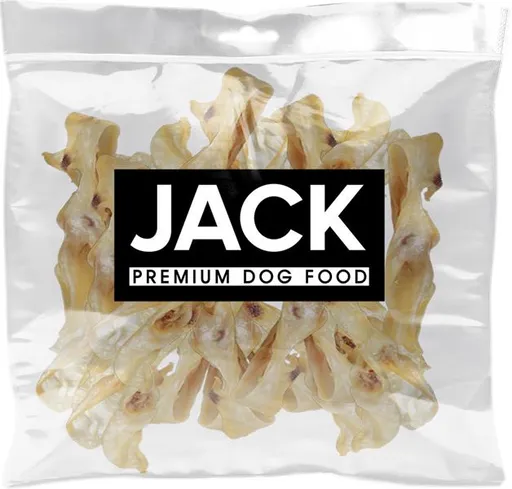Maškrta pre psy Jack králičie uši XXL 300g
