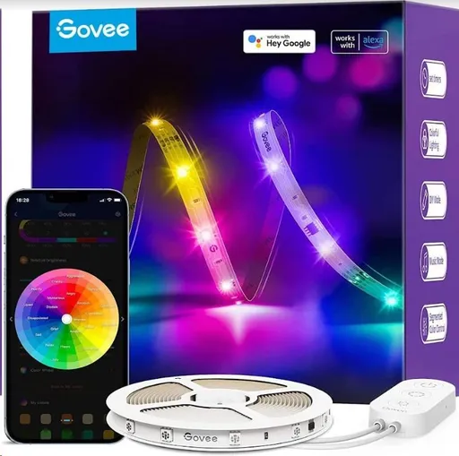 Govee WiFi RGBIC PRE Smart LED pásik 5m
