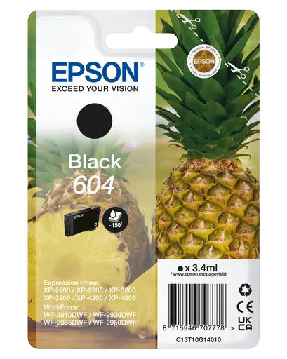 Epson 604 T10G140 C13T10G14010 černá (black) originálna cartridge