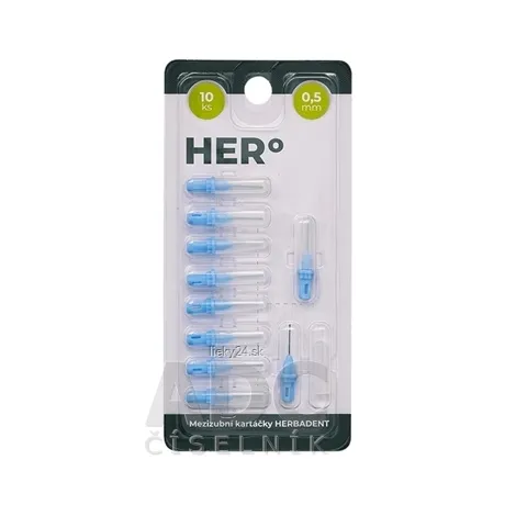 HERBADENT HERo ELECTRA Medzizubná kefka 0,5 mm