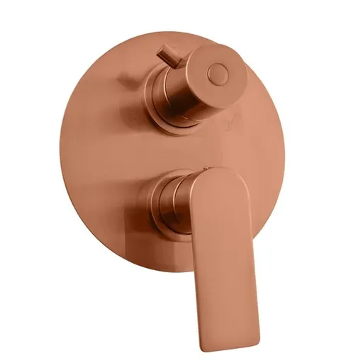 RAV SLEZÁK Nil sprchová a vaňová batéria vrátane podomietkového telesa kartáčovaná zlatá ružová NL187.3ZRK