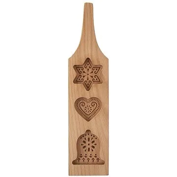 Formička drevo vytláčané 3 HVIEZDA (127412)