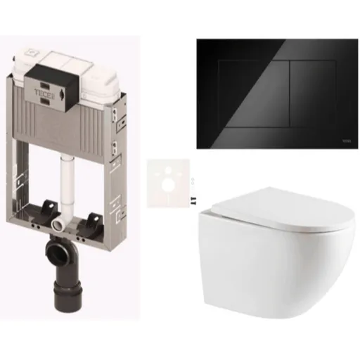 Závesný wc set na zamurovanie SAT SIKOTZREX67BL