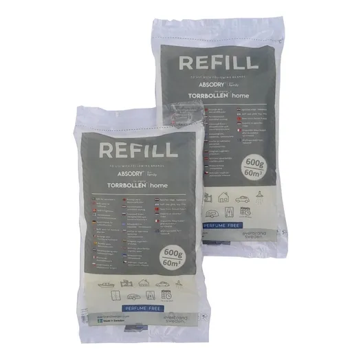 Everbrand náhradné vrecká do pohlcovača vlhkosti Absodry Duo Family Bag 6-series, 2 x 600 g