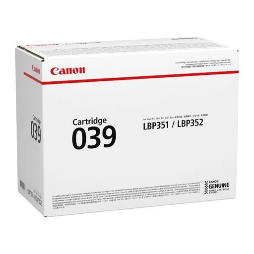 Canon CRG-039 čierný (black) originálny toner