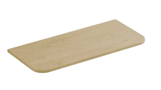 ArtCom Doska pod umývadlo OVALIA | dub cremona Typ: Doska 100 cm / 89-100