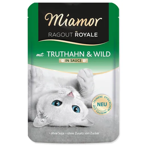 Kapsička Miamor Ragout Royale Adult moriak a divina v šťave 100g