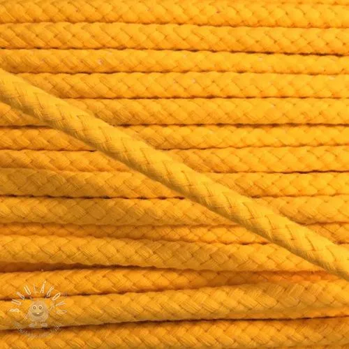 Bavlnená šnúra 8 mm yellow
