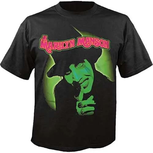 Marilyn Manson tričko Smells Like Children Čierna XL