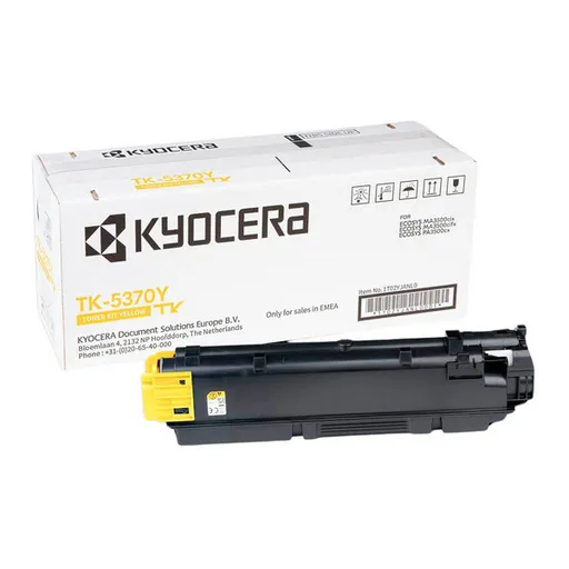 Kyocera originál toner 1T02YJANL0, TK-5370Y, yellow, 5000str., Kyocera PA3500cx, MA3500cix/cifx, O, žltá