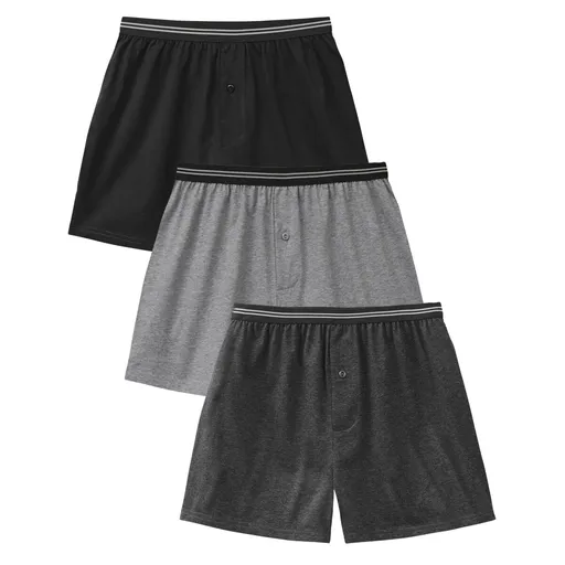 Súprava 3 jednofarebných trenírok