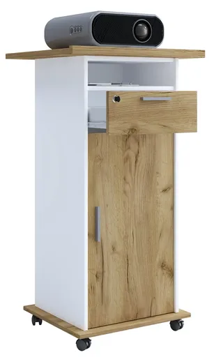 VCM Stojan Beamer Neta s dvířky, dub medový