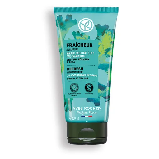 YVES ROCHER Detoxikačná maska a peeling 2 v 1 200 ml