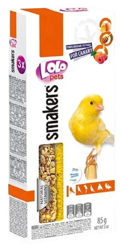 Lolo Pets Smakers Tyčinky Mix pre kanárky 85 g