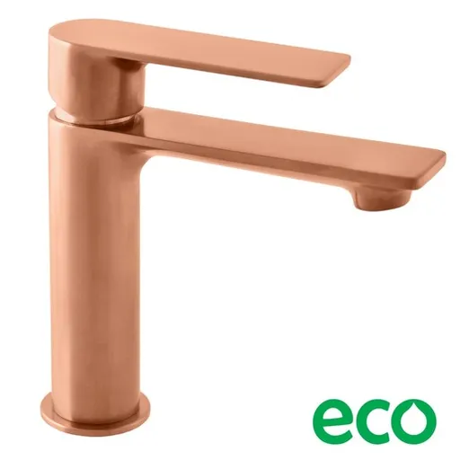 RAV SLEZÁK Nil umývadlová batéria bez výpuste kartáčovaná zlatá ružová NL126.0ZRK