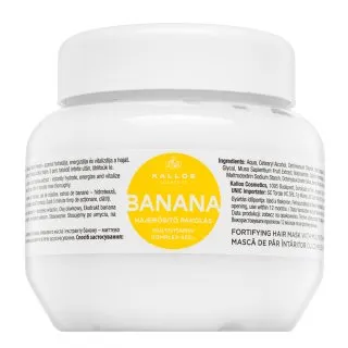 Kallos Banana Fortifying Hair Mask posilňujúca maska pre oslabané vlasy 275 ml