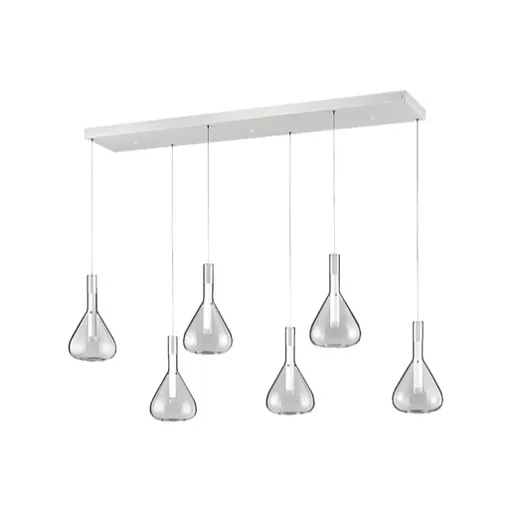 LED závesné osvetlenie Cinque Cipera biela 345010631